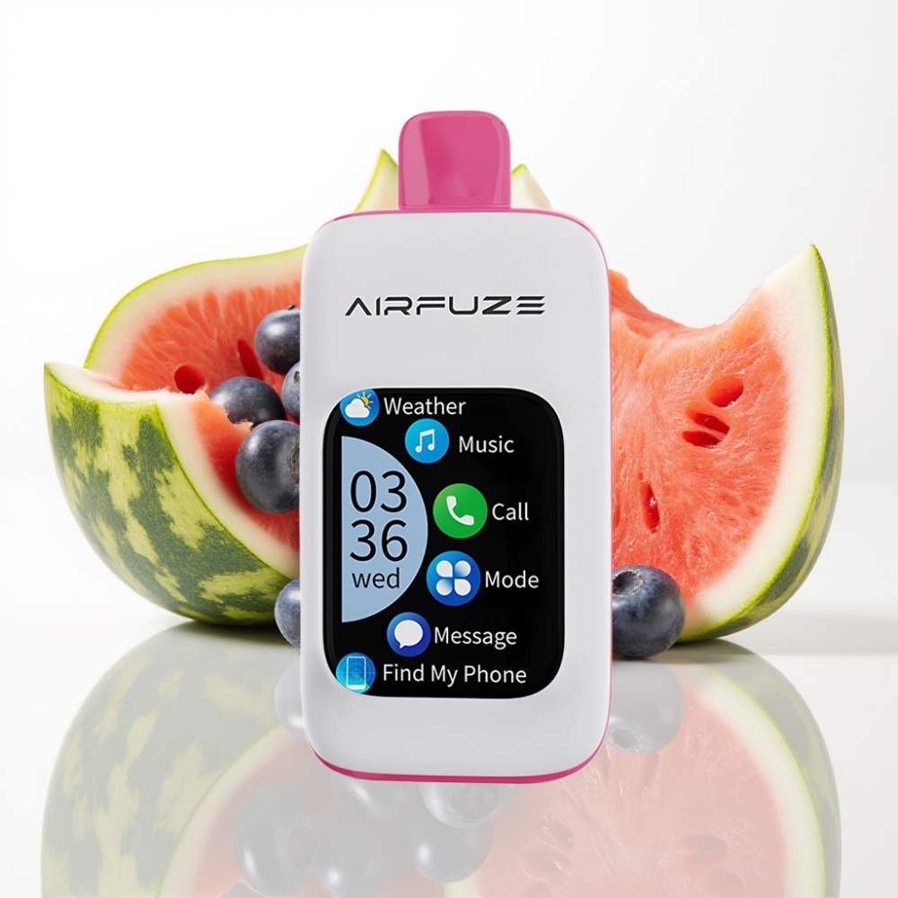 AirFuze Smart Pro 40000 Puffs Recargable con 20ML y Pantalla Táctil - Sandía Arándano
