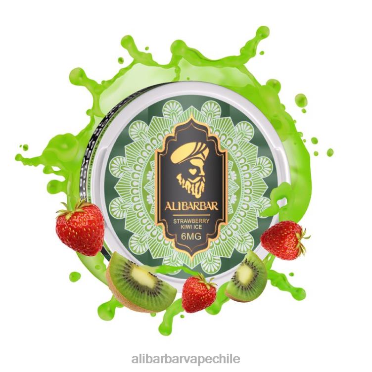 Alibarbar bolsas de nicotina hielo de fresa y kiwi 2864691 - Alibarbar Vape Chile