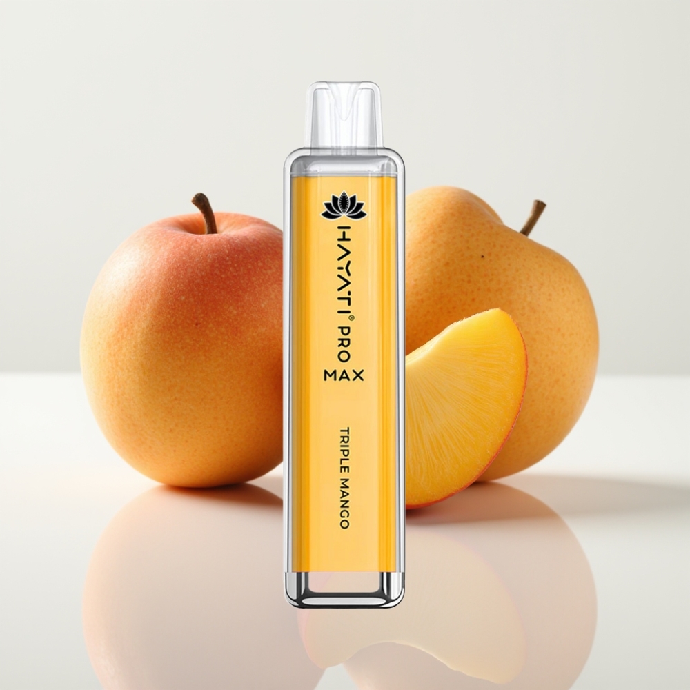 Hayati Pro Max 4000 Puffs Vape Desechable Triple Mango con Batería Recargable