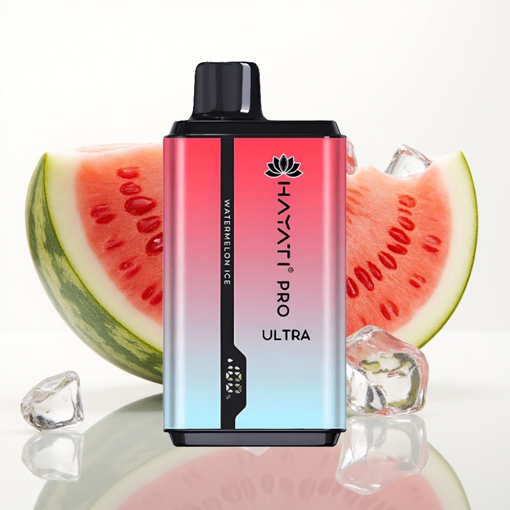 Hayati Pro Ultra 15000 Puffs Sandía Helada - 850mAh 24ml 2 Nicotina