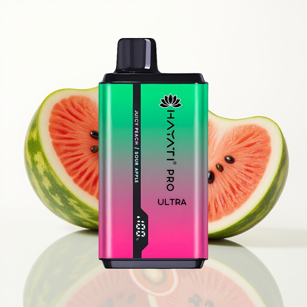 Hayati Pro Ultra 15000 Puffs Sandía Kiwi Maracuyá - 850mAh 2×12ml 2