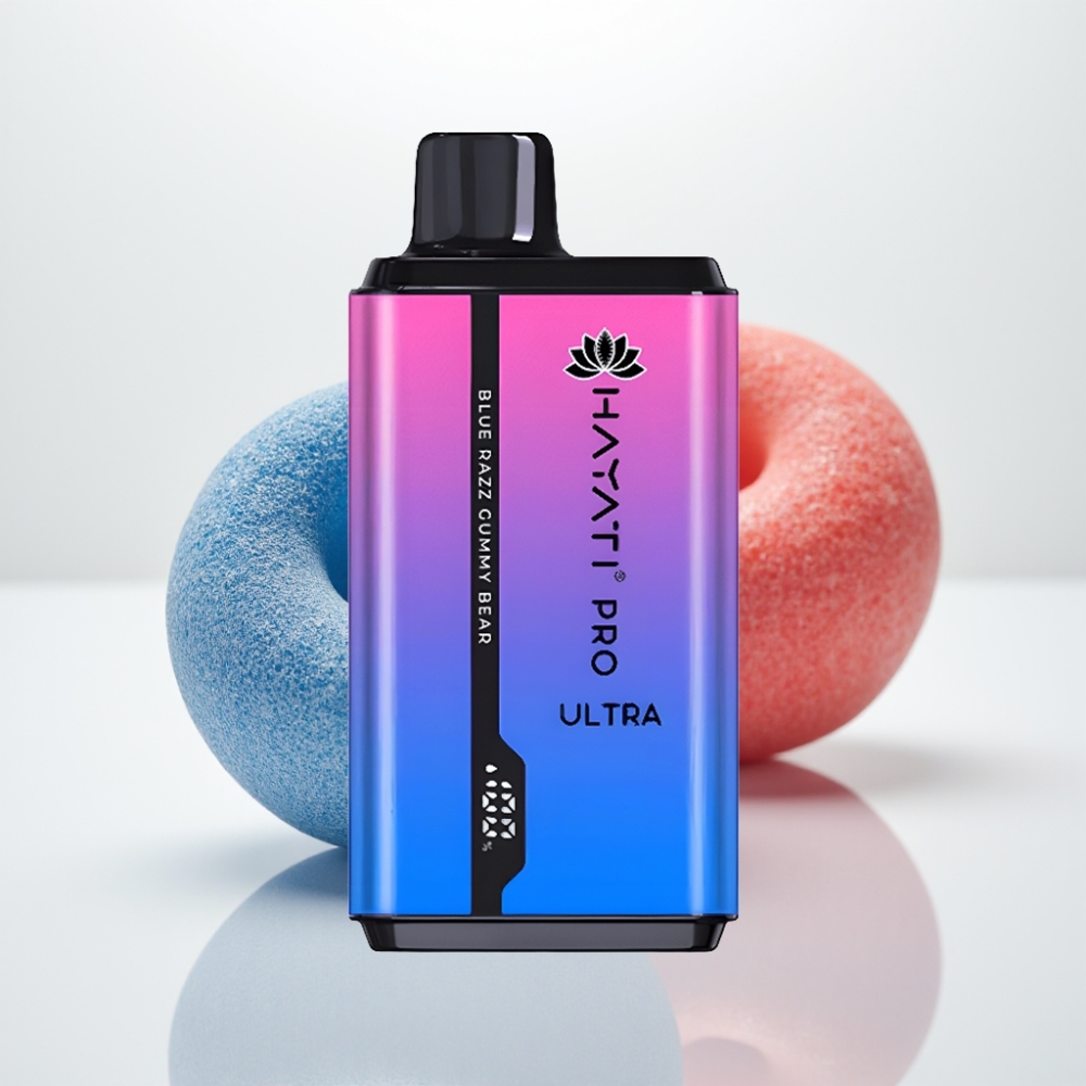 Hayati Pro Ultra 15000 Puffs Vape Disposable 850mAh 24ml Azul Osito Gominola
