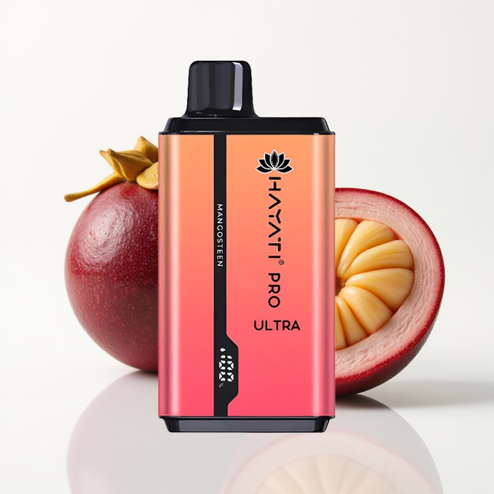 Hayati Pro Ultra 15000 Puffs Vape Mangostán 2×12ml 2 Nicotina