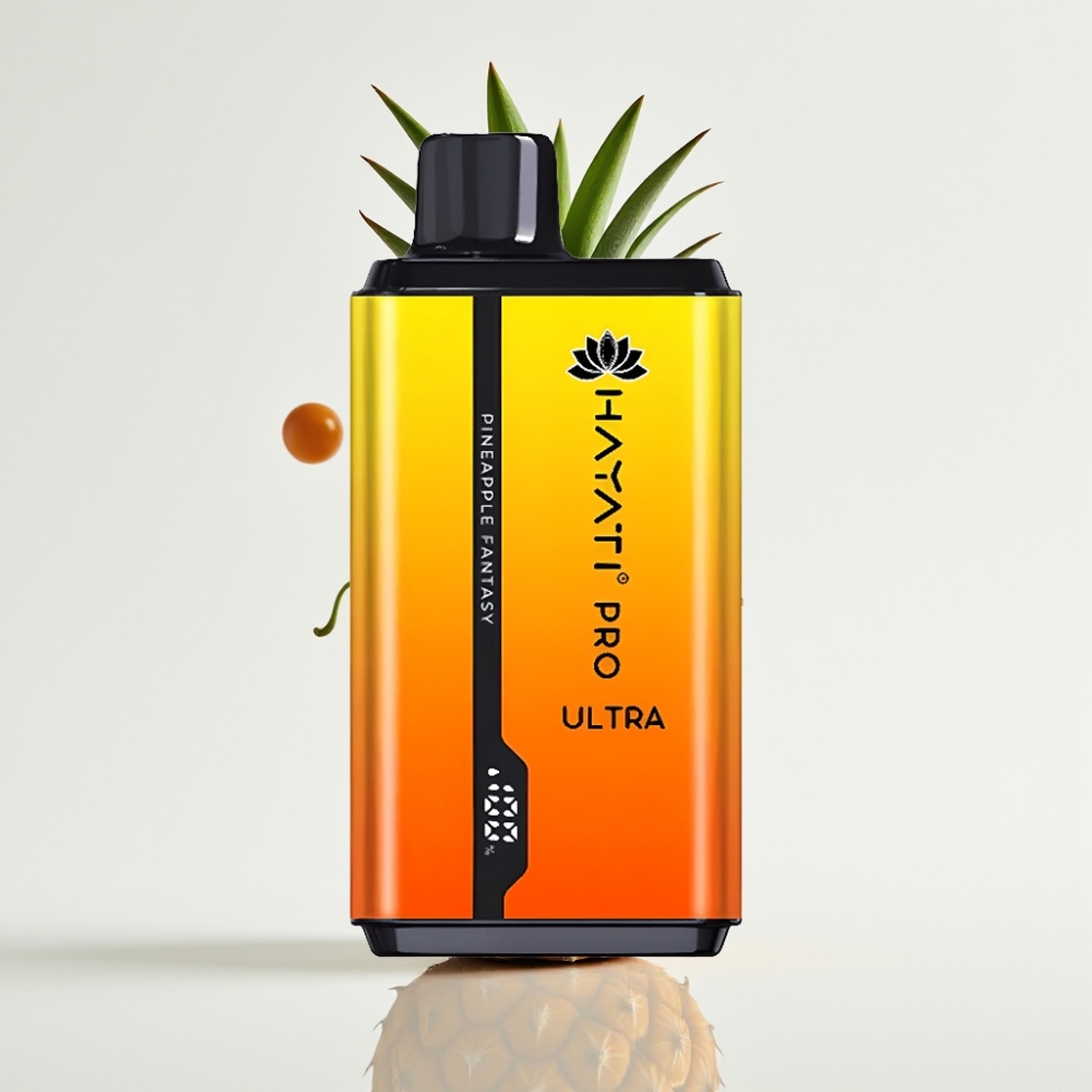 Hayati Pro Ultra 15000 Puffs Vape Piña Fantasía 12ml 2 Nicotina