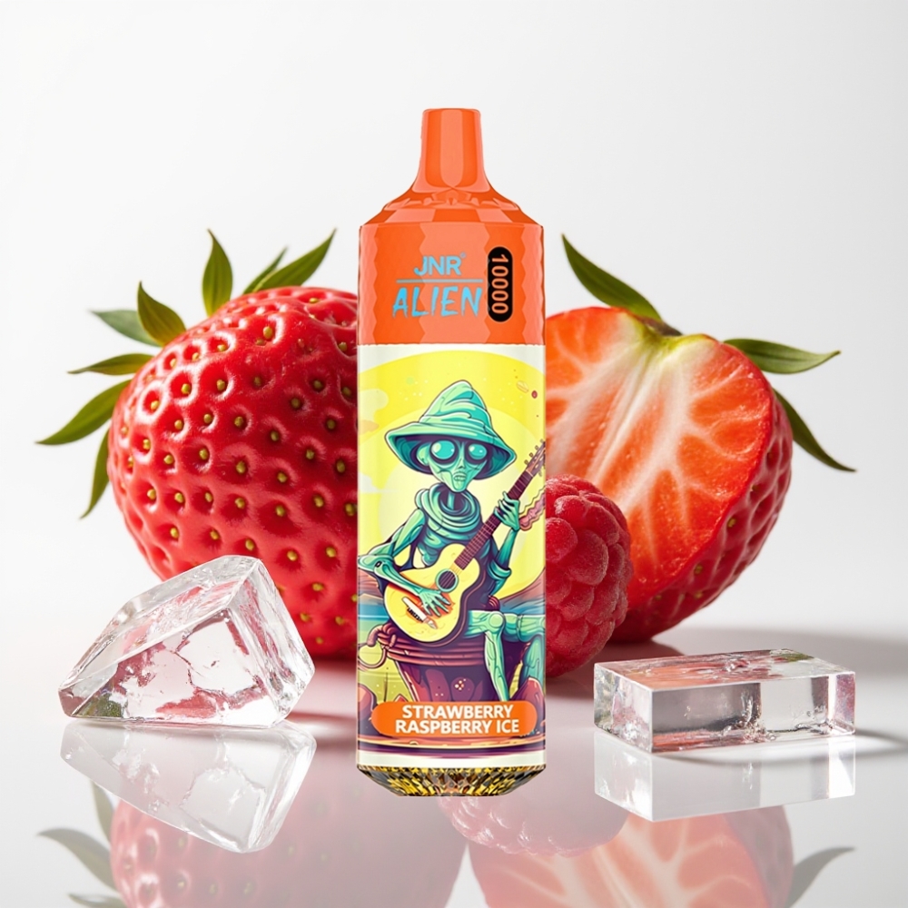 hielo de fresa y frambuesa