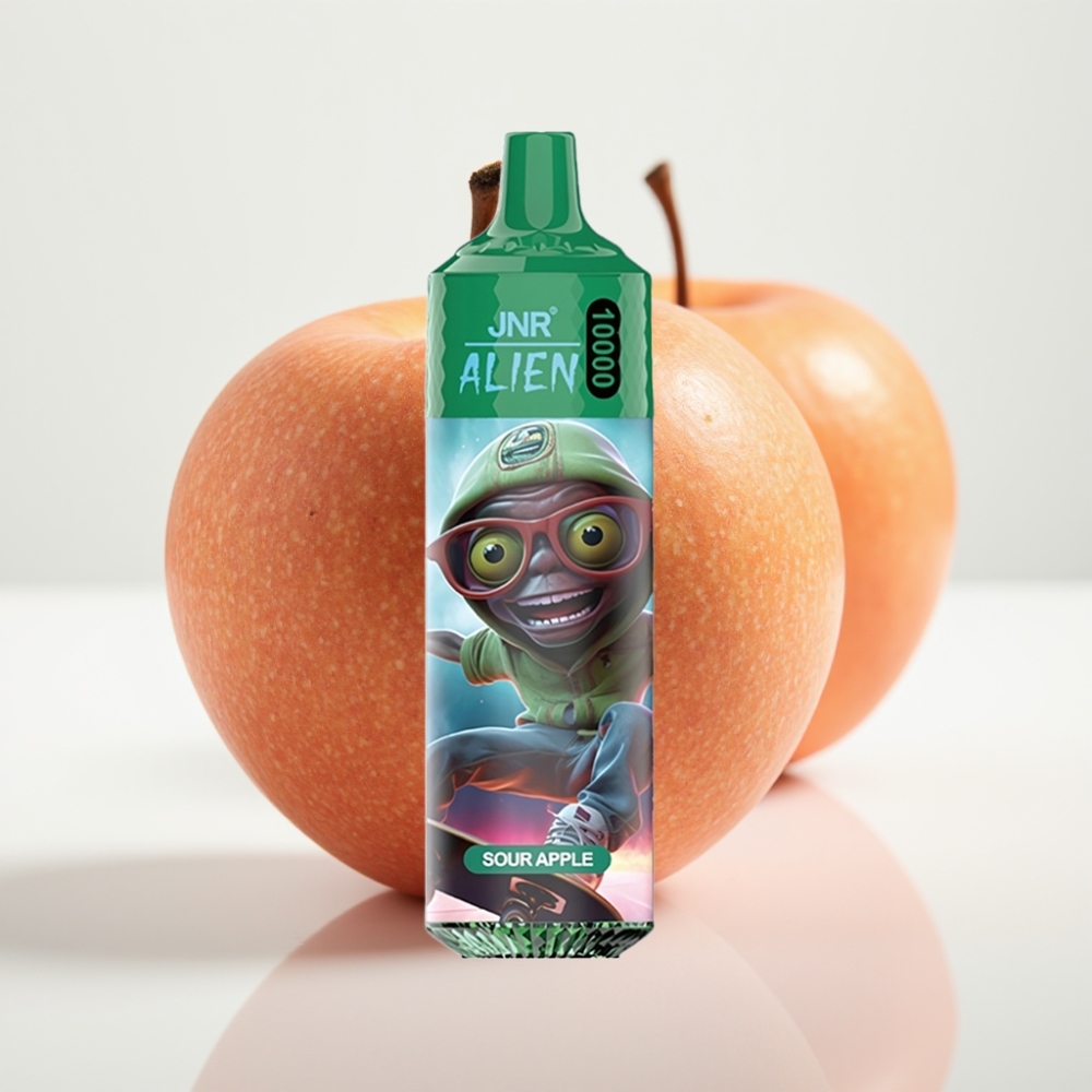 JNR Alien 10000 Puffs Vape Desechable Manzana Ácida - 20ml RGB Tipo-C