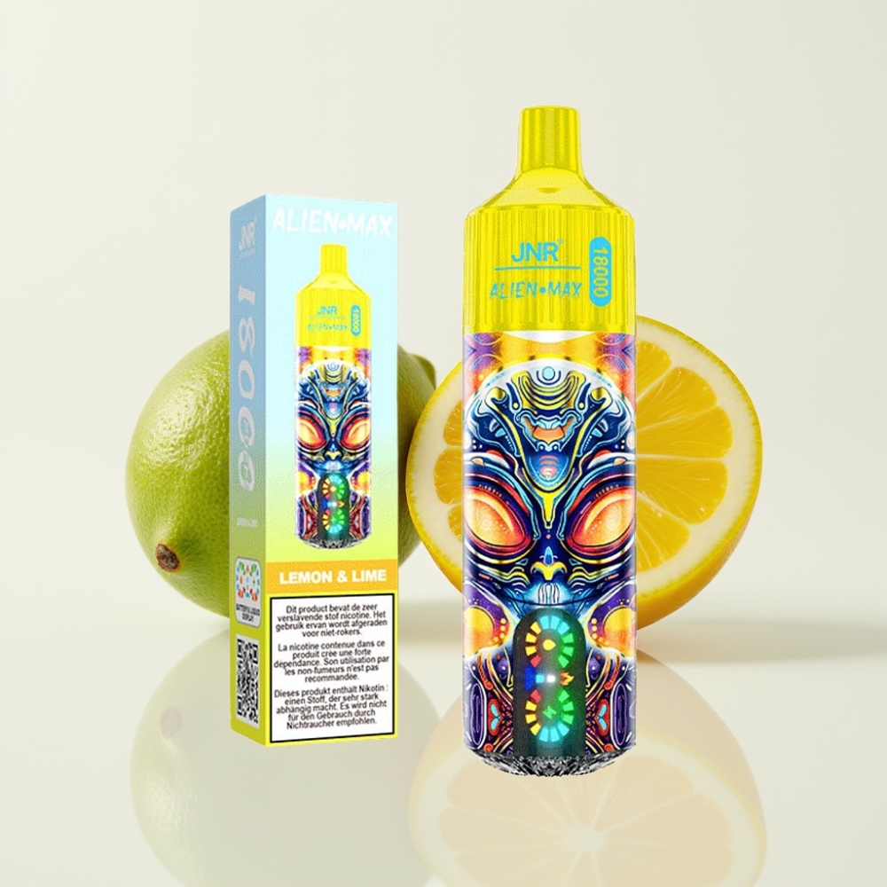 JNR Alien Max 18000 Puffs Doble Malla y Doble Núcleo con Limón y Lima