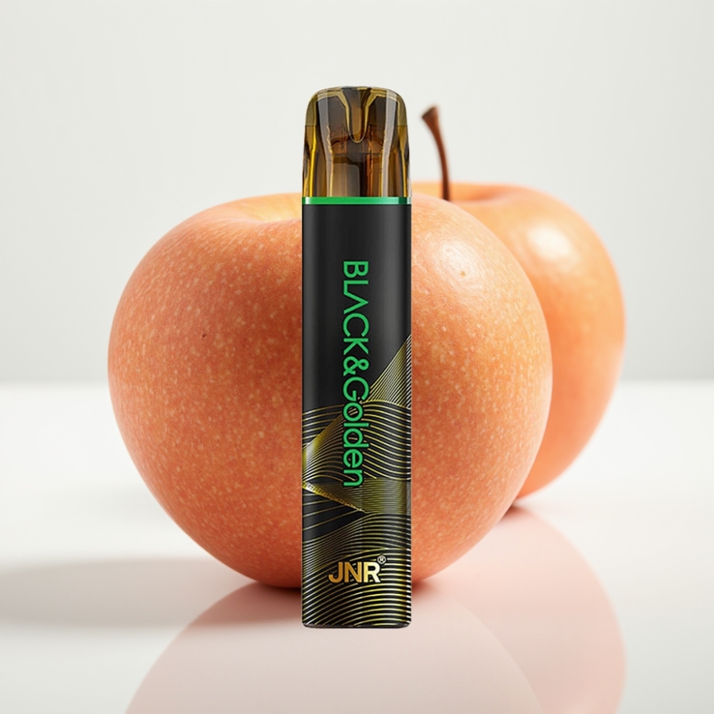 JNR BlackGolden 800 Puffs Manzana Ácida Vape Desechable