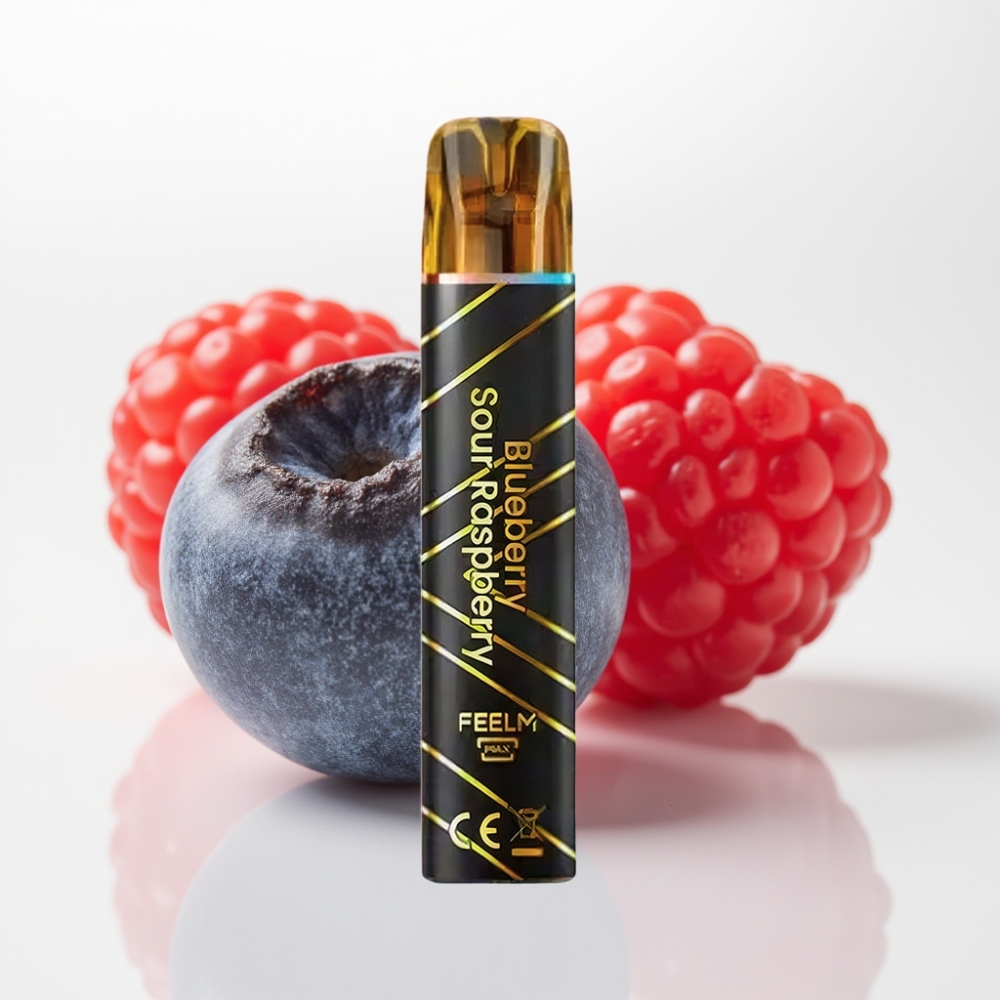 JNR BlackGolden 800 Puffs Vape Desechable Arándano Frambuesa Ácida