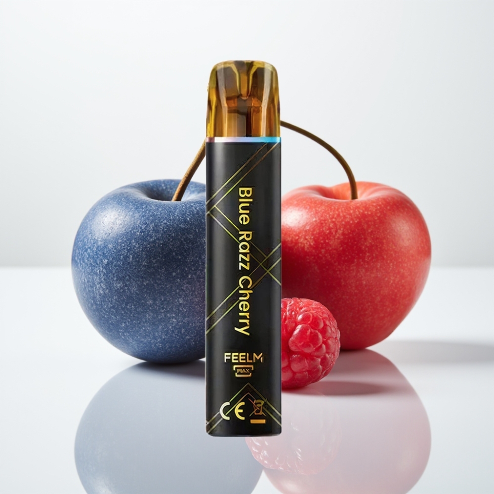 JNR BlackGolden 800 Puffs Vape Desechable Cereza Frambuesa Azul