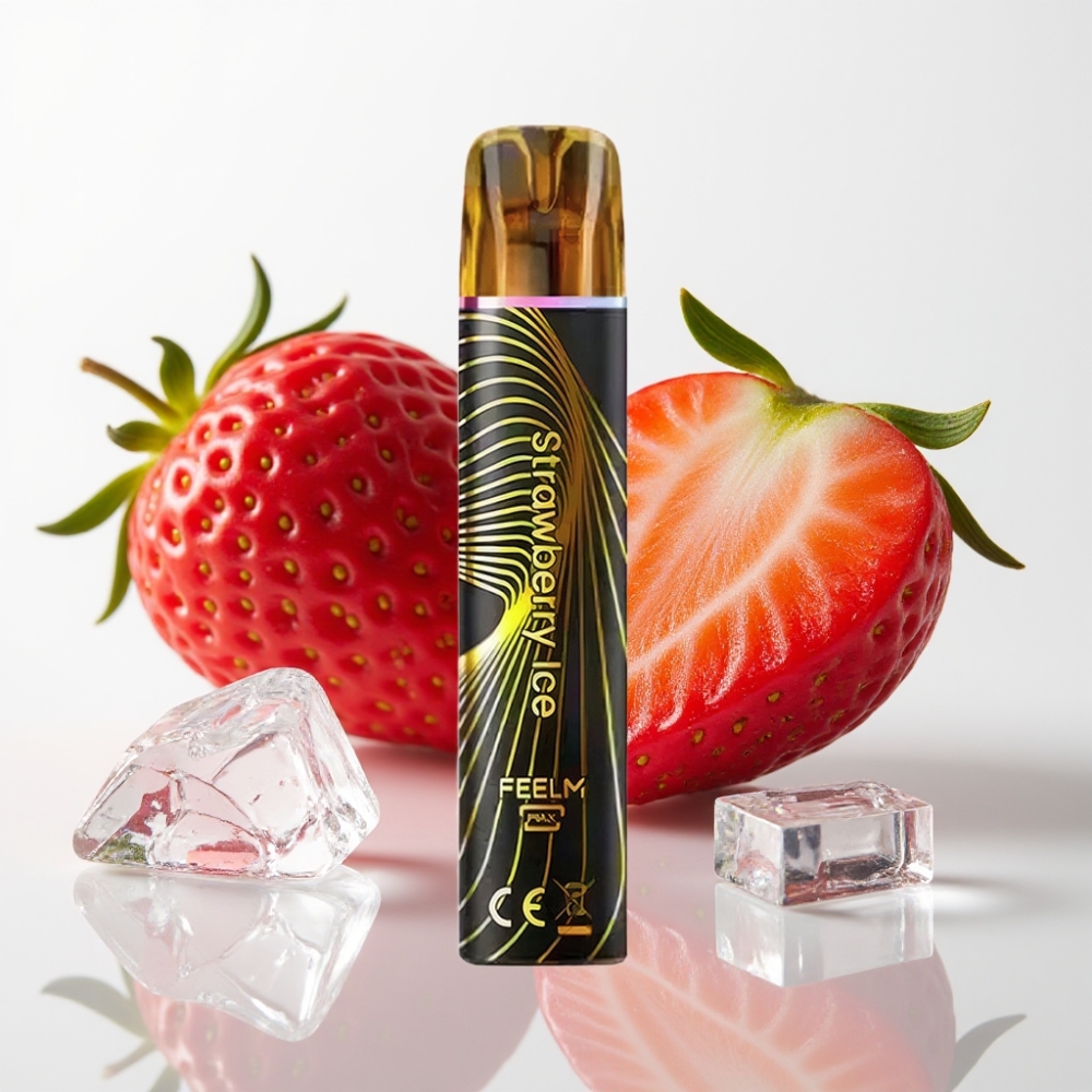 JNR BlackGolden 800 Puffs Vape Desechable Fresa Helada