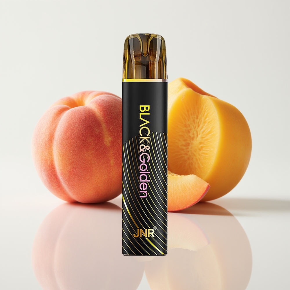 JNR BlackGolden 800 Puffs Vape Desechable Melocotón Mango