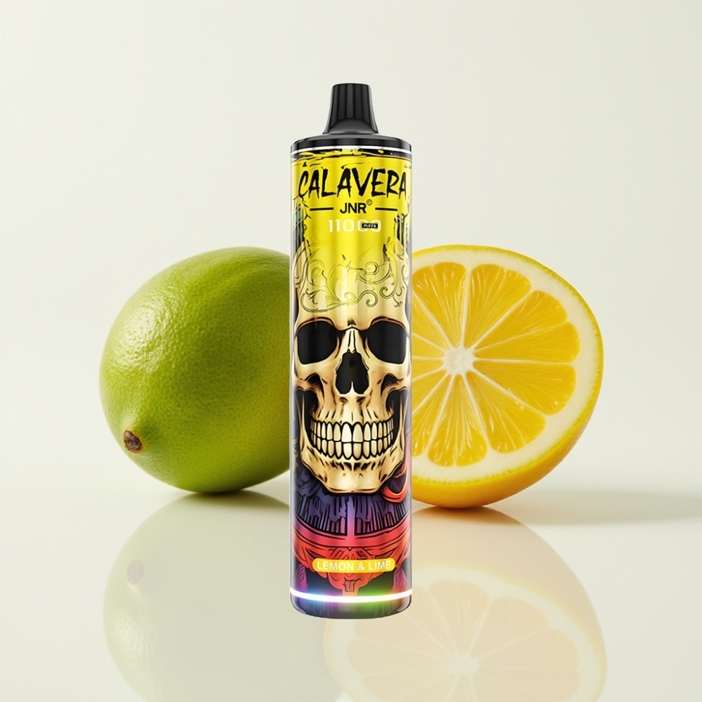 JNR Calavera 11000 Puffs Vape Desechable con Batería 850mAh y Sabor Limón Lima