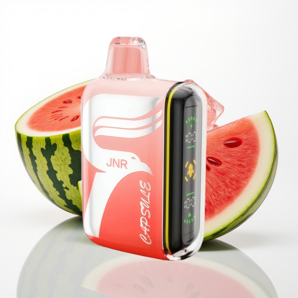 JNR Capsule 15000 Puffs Sandía Brazz Hielo – 850mAh 20ml Pantalla LED