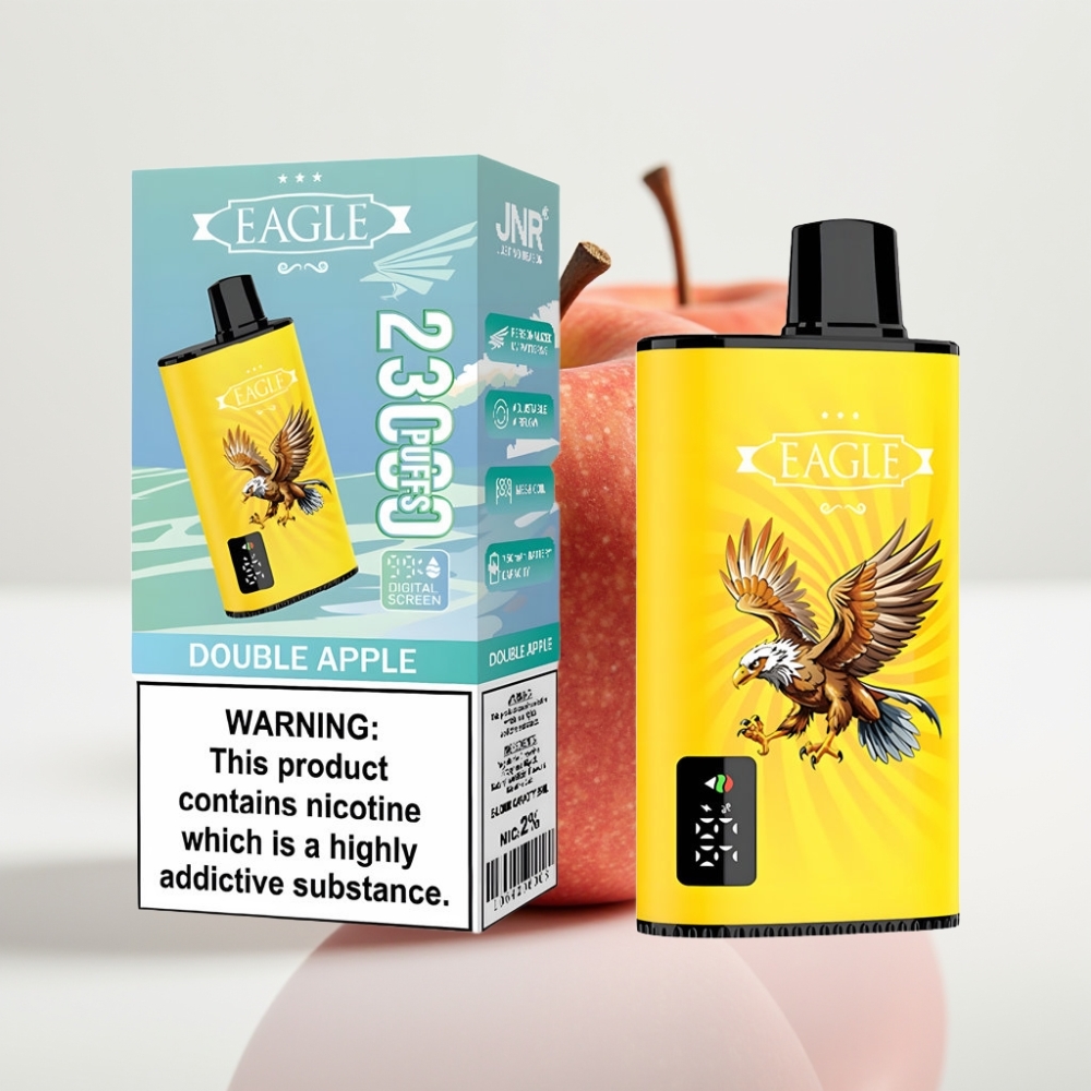 JNR EAGLE Smart 23000 Puffs Doble Manzana con Pantalla Digital y Bobina Mesh 10ohm