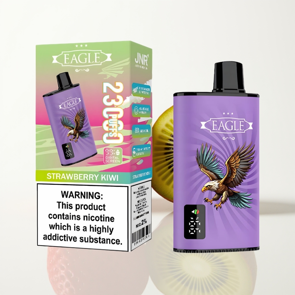 JNR EAGLE Smart 23000 Puffs Vape Desechable con Pantalla Digital y Fresa Kiwi