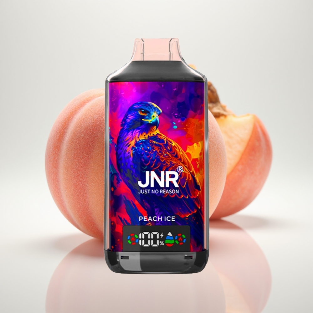 JNR Falcon X 18000 Puffs Melocotón Helado – 24ml Doble Malla Tipo-C