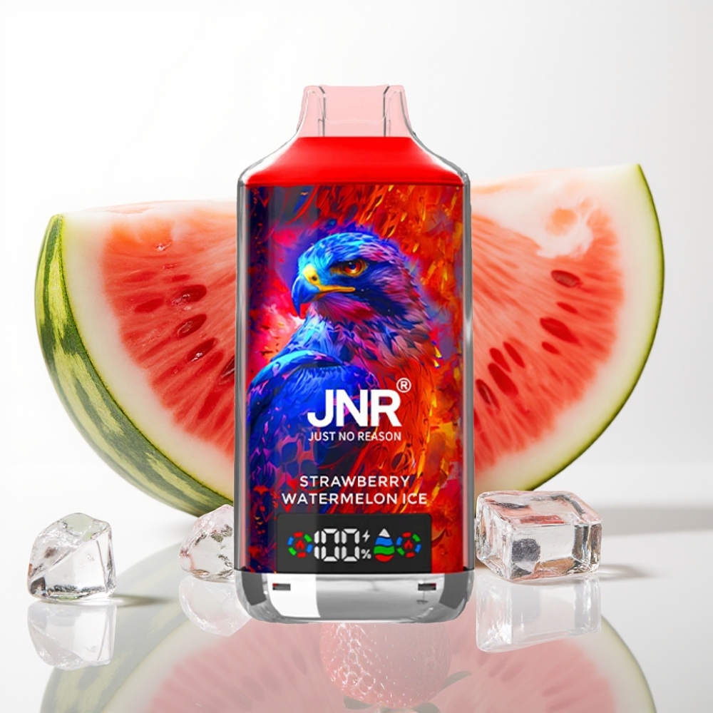 JNR Falcon X 18000 Puffs Vape Fresa Sandía Hielo - 24ml Dual Mesh Tipo-C