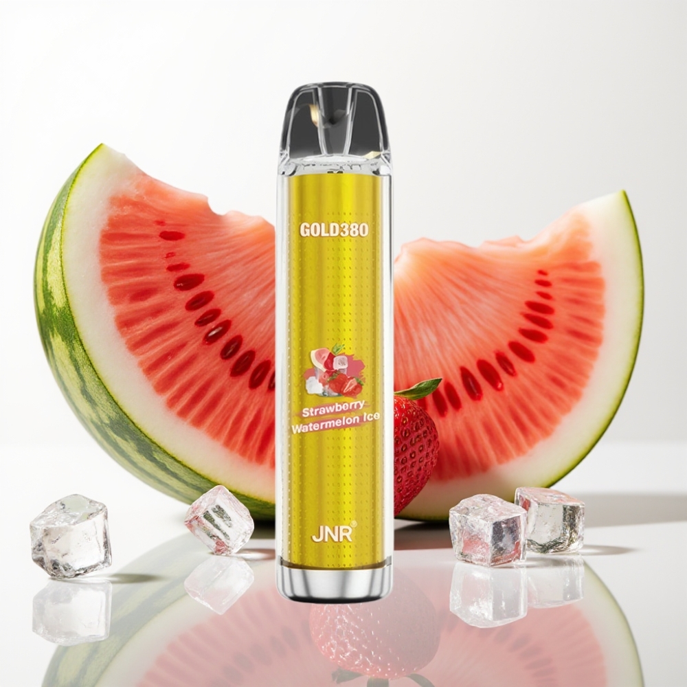 JNR Gold380 6000 Puffs Vape Desechable Fresa Sandía Hielo 13ml 5 Nicotina