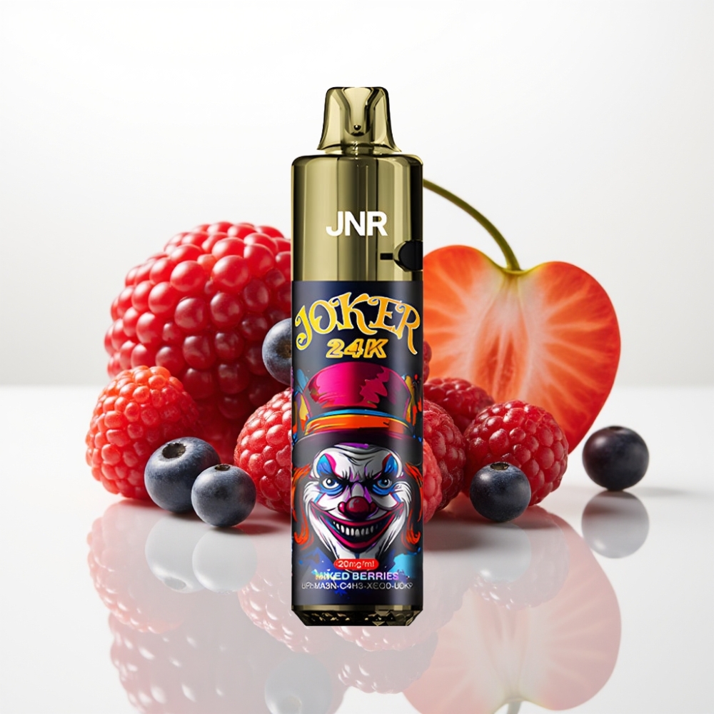 JNR Joker 24K Puffs Recargable - Bayas Mixtas 10ml 800mAh Tipo-C