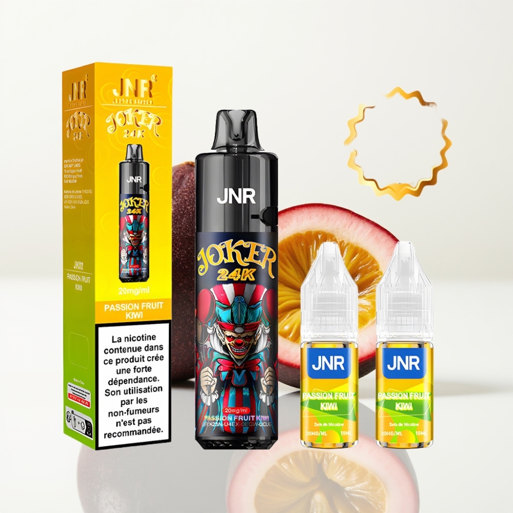 JNR Joker 24K Puffs Recargable - Maracuyá Kiwi 2ml 800mAh Tipo-C