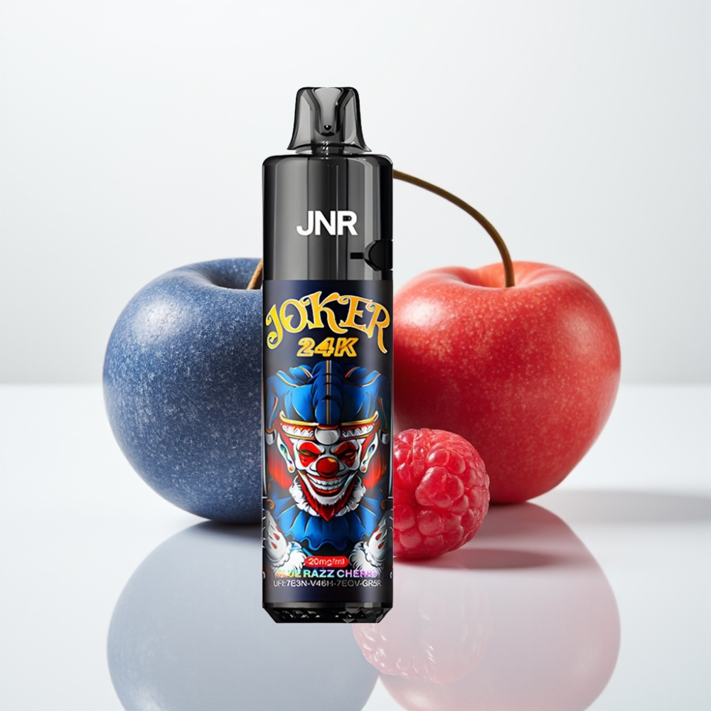 JNR Joker 24K Puffs Vape Recargable 2+10ml – Cereza Frambuesa Azul