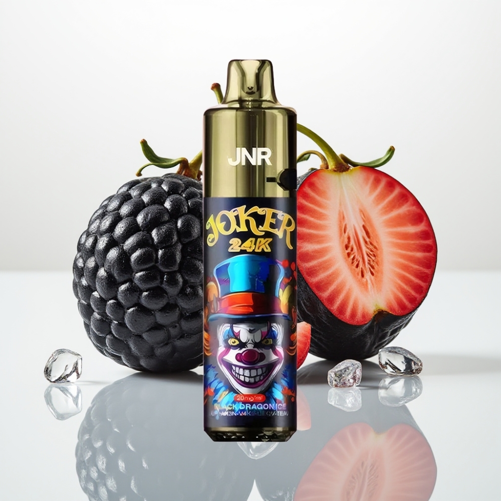 JNR Joker 24K Puffs Vape Recargable – Dragón Negro Hielo 24000 Puffs 2 Nicotina