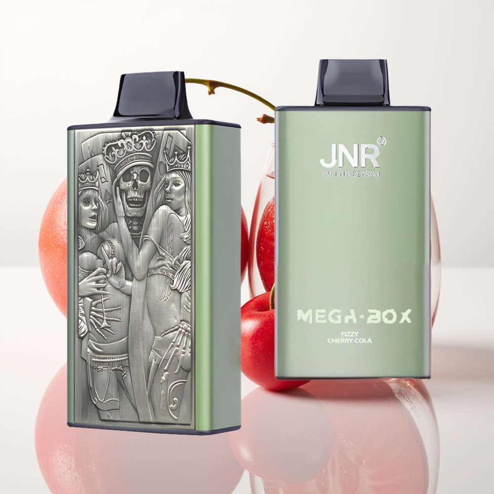 JNR Mega Box 25000 Puffs Vape Desechable Cereza Cola Fizz - 30ml Dual Mesh Tipo-C