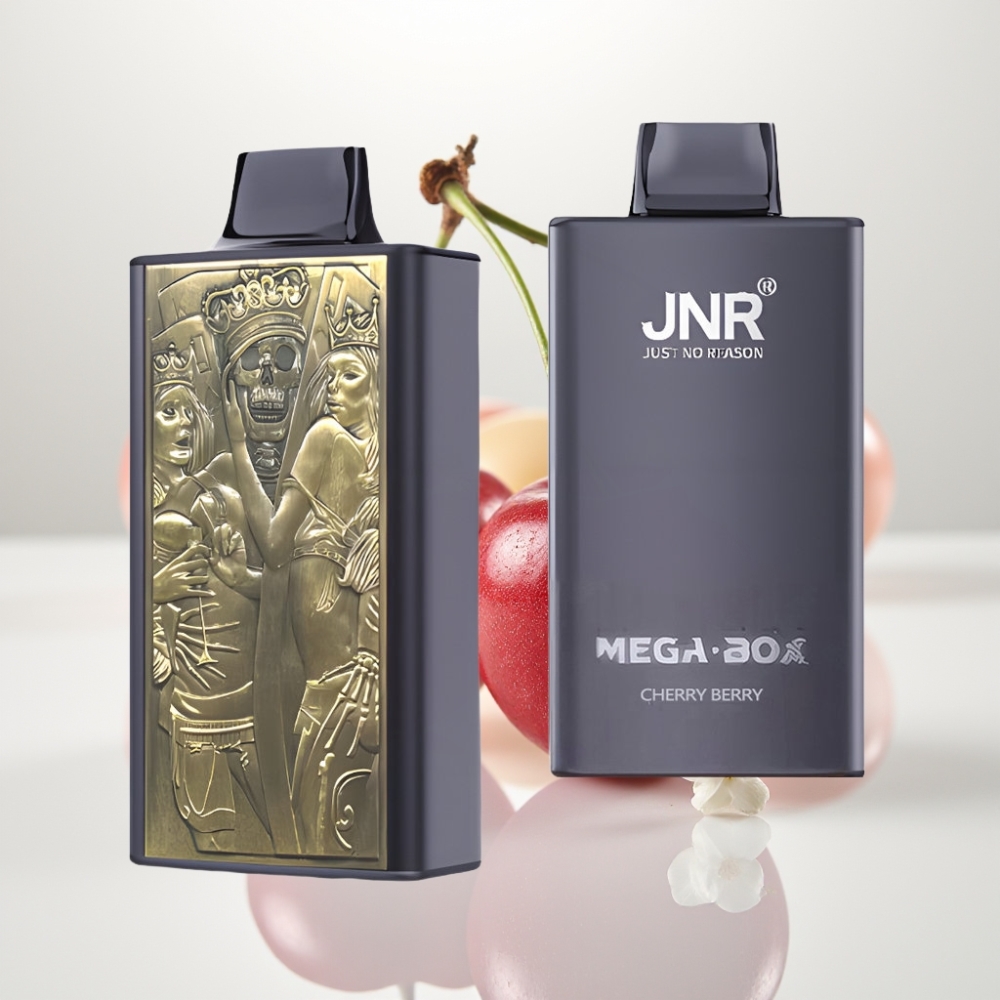 JNR Mega Box 25000 Puffs Vape Desechable Cereza y Baya