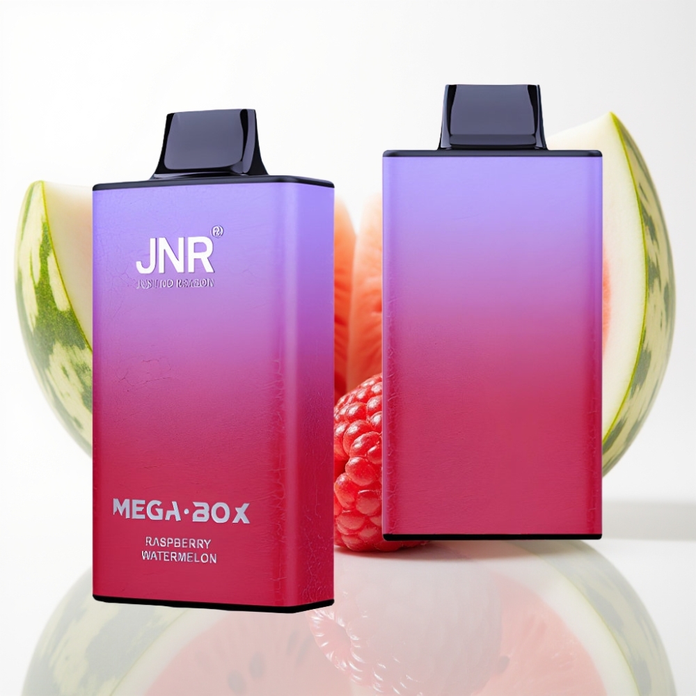 JNR Mega Box 25000 Puffs Vape Desechable Frambuesa Sandía con Doble Malla y Tipo-C