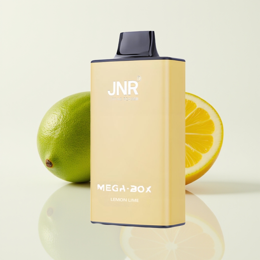 JNR Mega Box 25000 Puffs Vape Desechable Limón y Lima - 30ml Dual Mesh