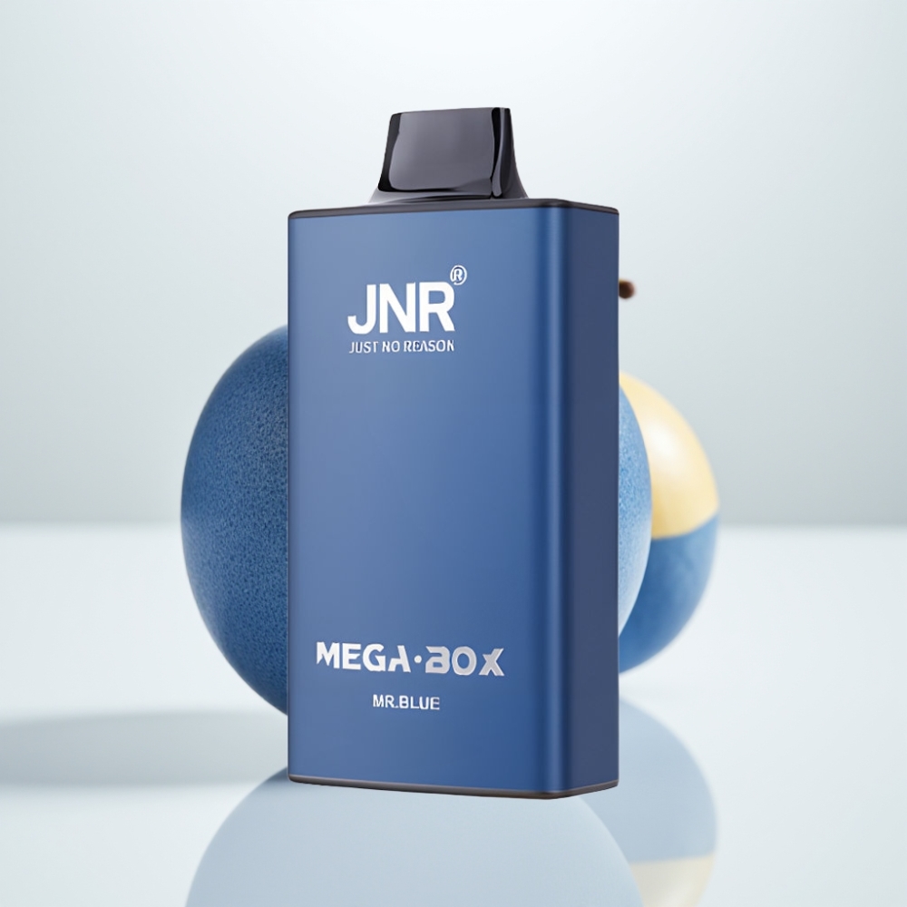 JNR Mega Box 25000 Puffs Vape Desechable – Sr Azul 30ml Doble Bobina