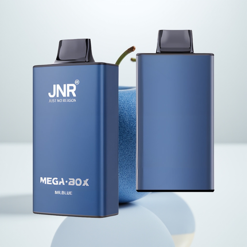 JNR Mega Box 25000 Puffs Vape Desechable – Sr Azul 30ml Doble Bobina