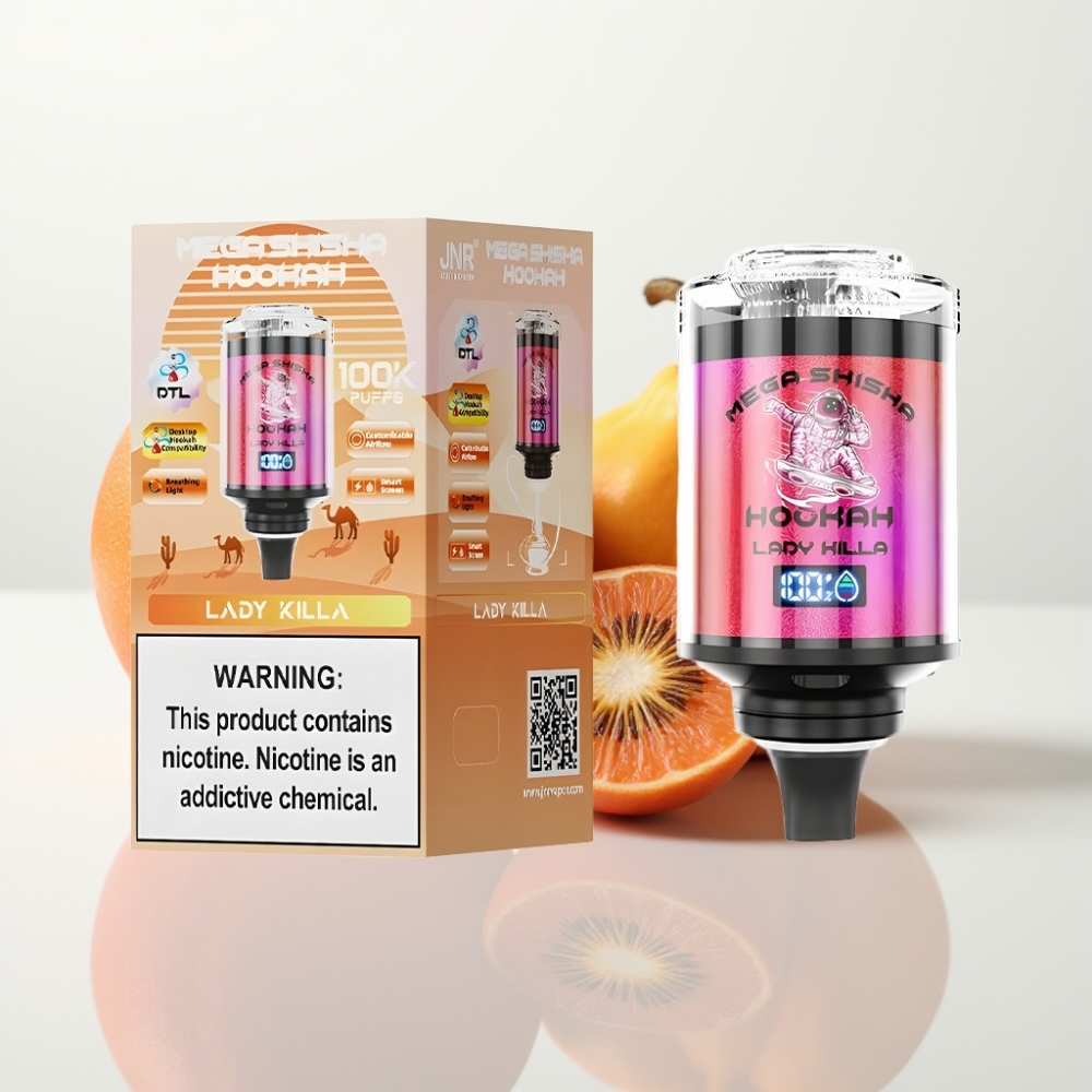 JNR Mega Shisha Hookah 100K Compatibilidad de Escritorio - Asesina de Damas