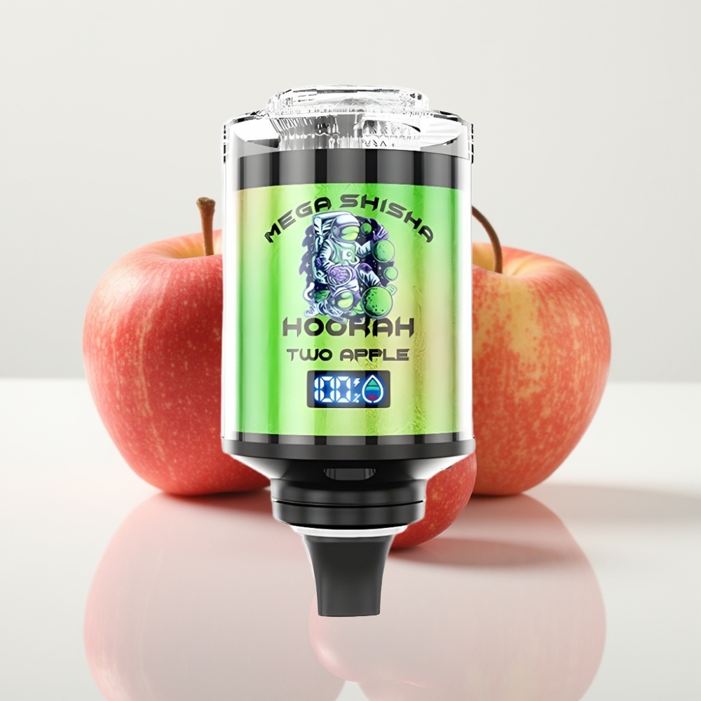 JNR Mega Shisha Hookah 100K Escritorio Compatible Dos Manzanas 60ml 2200mAh