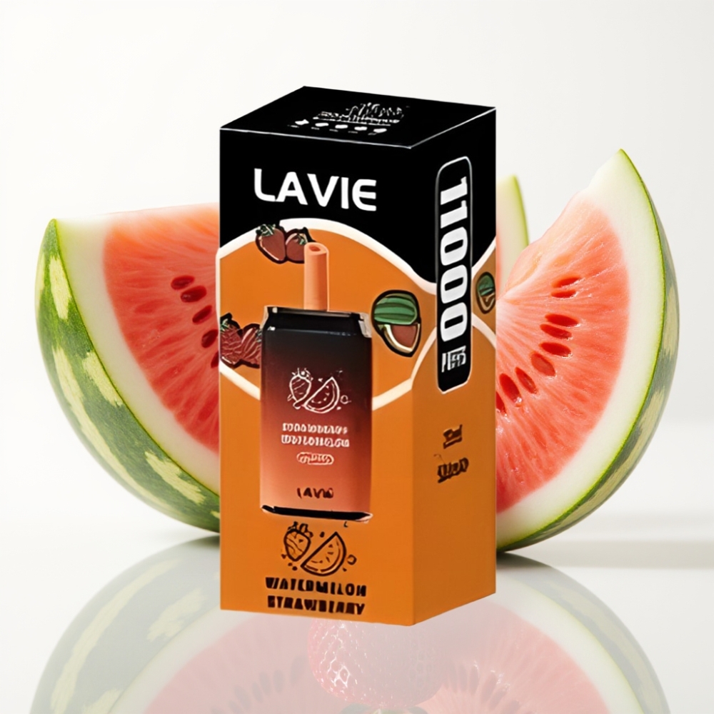 LAVIE Aurora 11000 Puffs Vape Desechable Fresa Sandía 22ML Tipo C