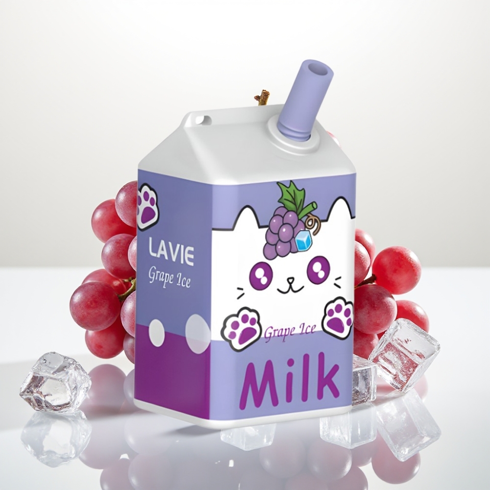 LAVIE Milk 7000 Puffs 16ML Vape Desechable Uva Helada