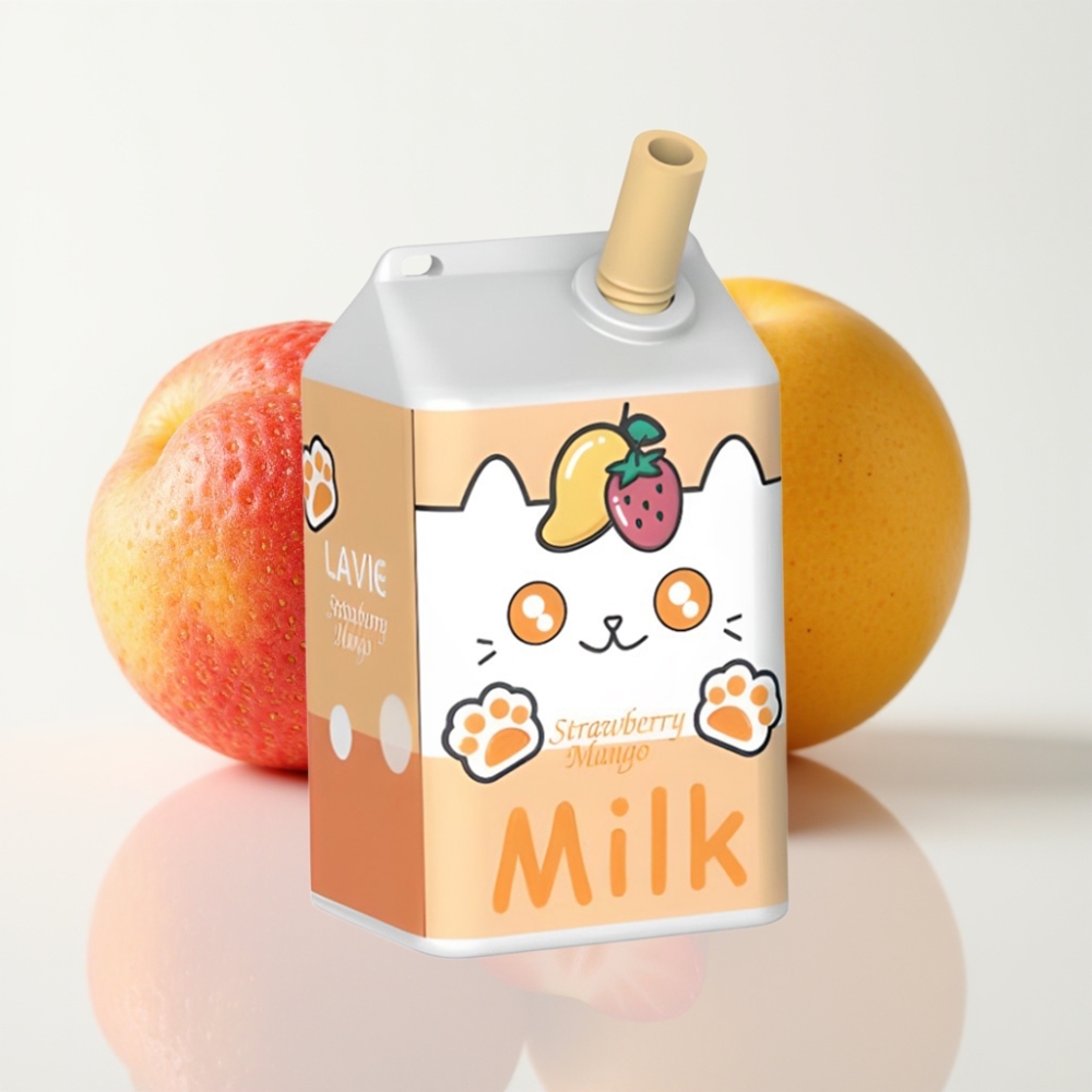 LAVIE Milk 7000 Puffs Fresa Mango – 16ML 5 Nicotina Tipo C