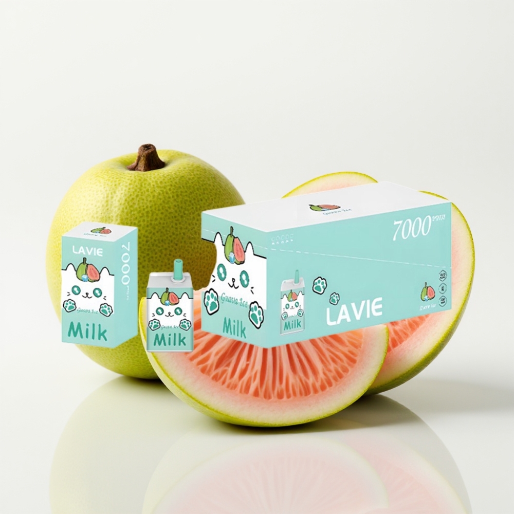 LAVIE Milk 7000 Puffs Vape Desechable – Guayaba Hielo 16ML 5 Nicotina