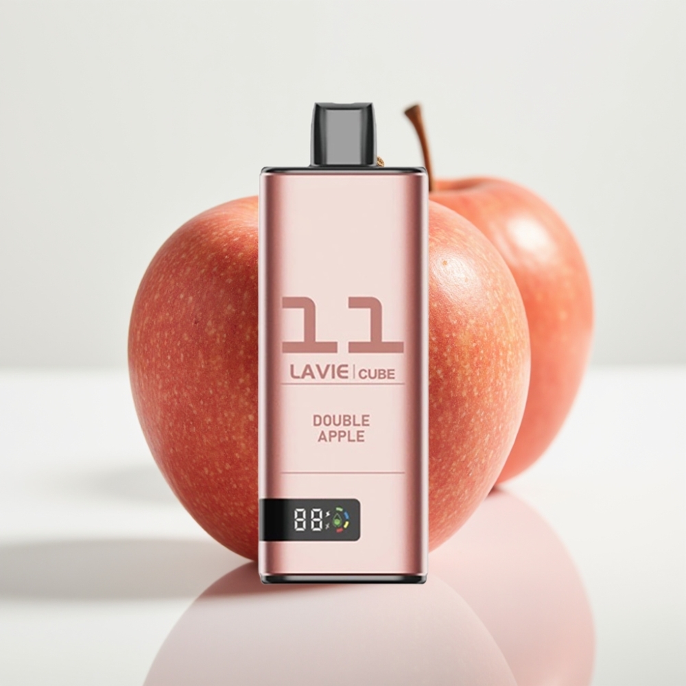 Lavie Cube 20000 Puffs Vape Desechable Doble Manzana – 28ML 5 Nic Sal Tipo C