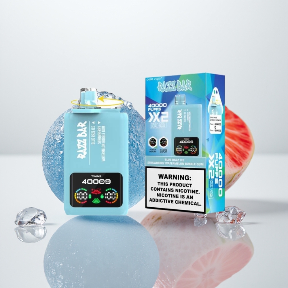 chicle de sandía azul razz hielo-fresa