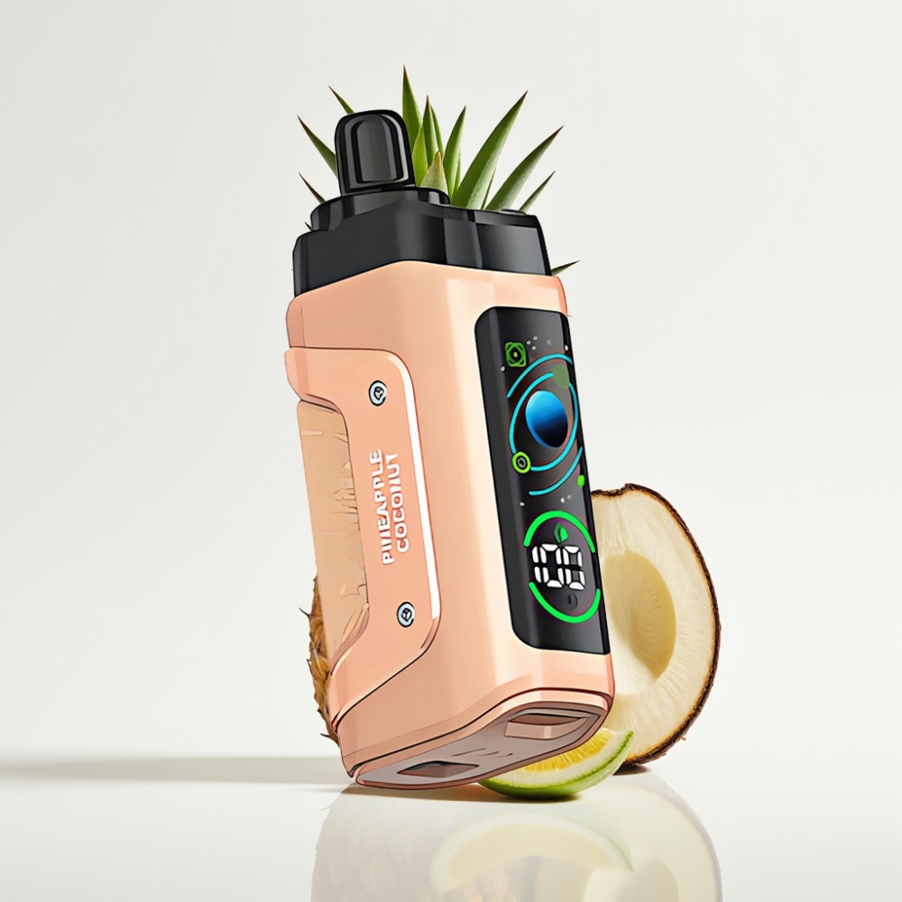 Razz Bar 45000 Puffs Vape Desechable Piña Coco con Batería Recargable