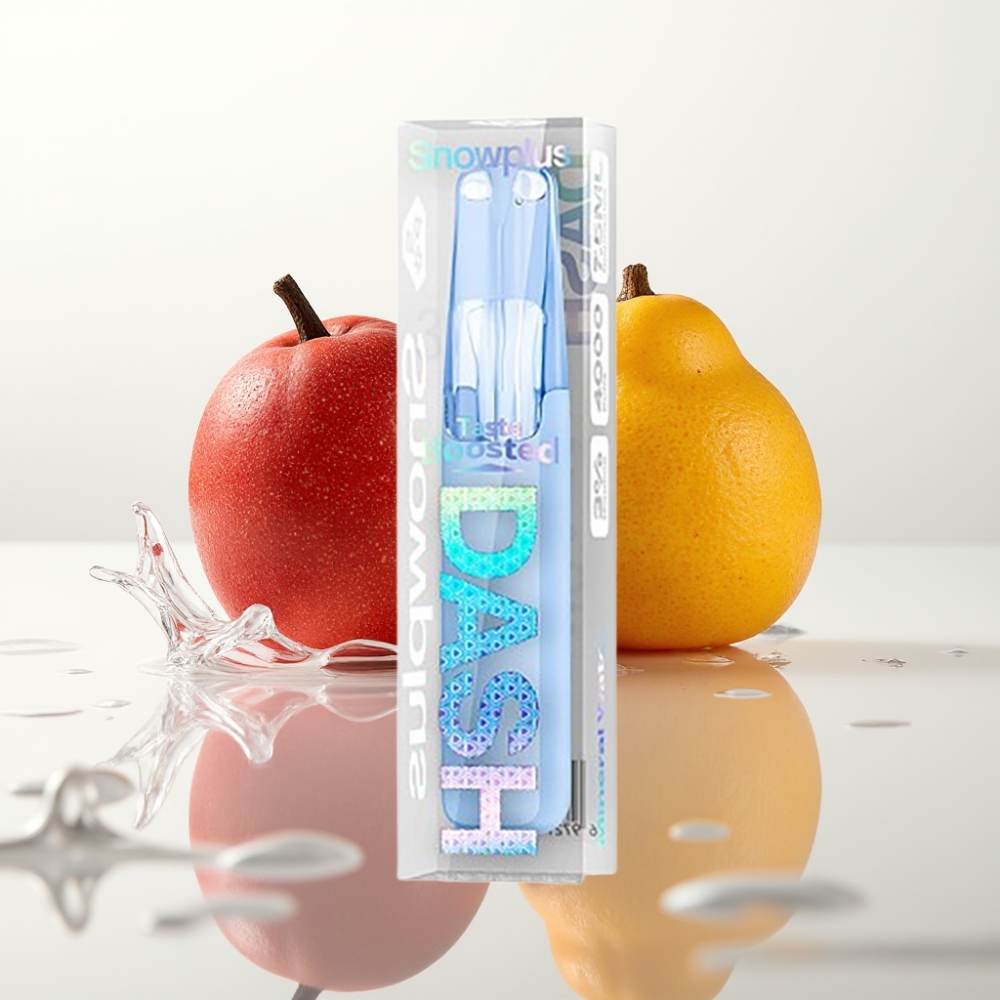 Snowplus Dash 4000 Puffs Dispositivo Desechable con Atomizador Cerámico y Agua Mineral