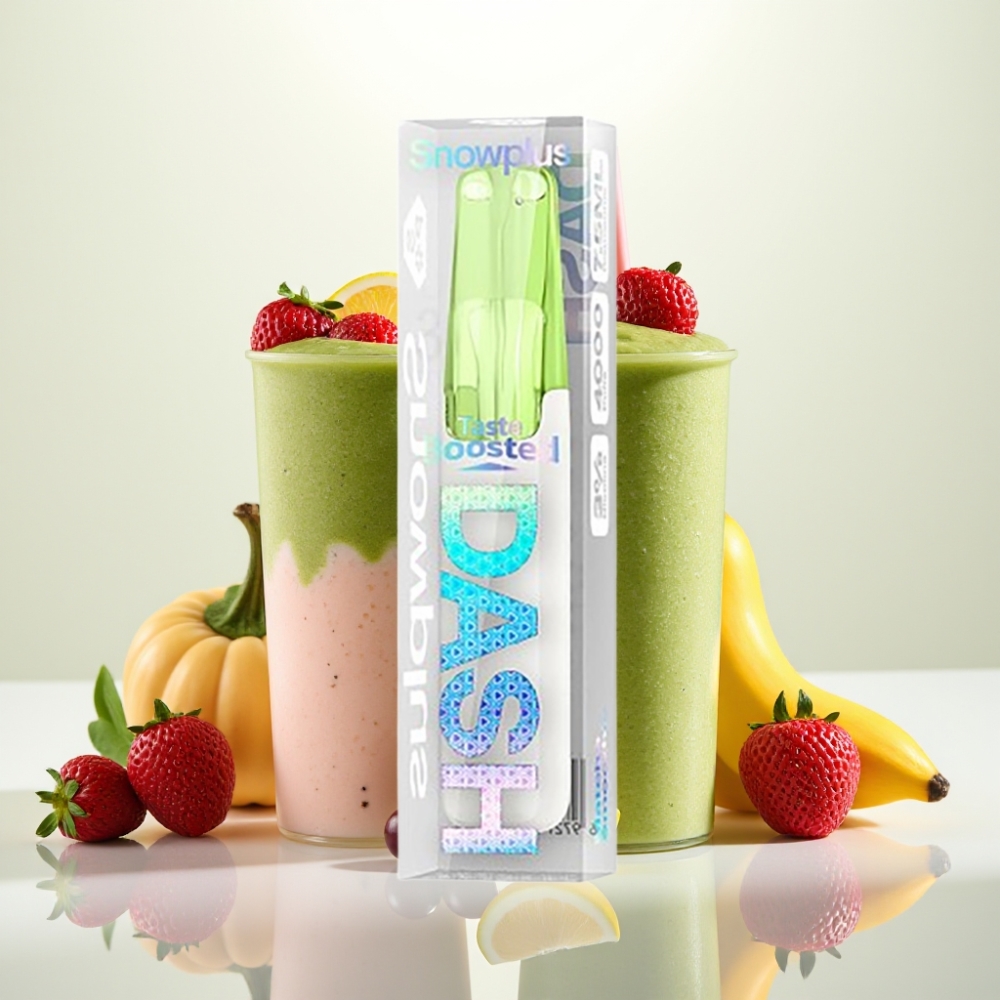 Snowplus Dash 4000 Puffs Dispositivo Desechable con Atomizador Cerámico y Sabor Smoothie de Matcha
