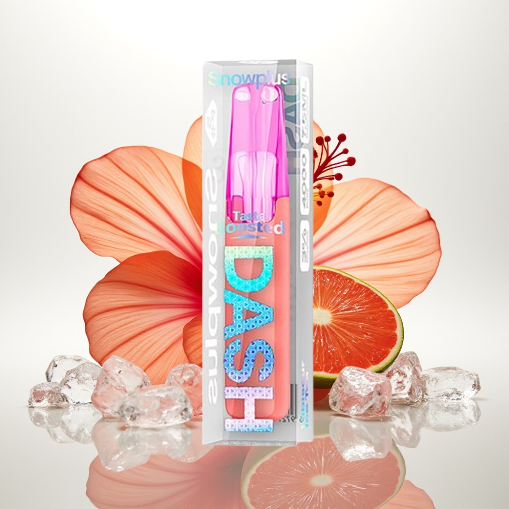 Snowplus Dash 4000 Puffs Dispositivo Desechable con Té Helado de Hibisco y Atomizador Cerámico