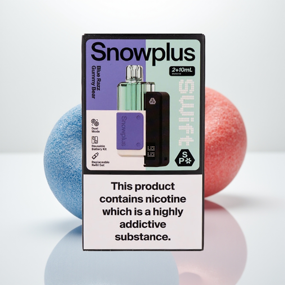 Snowplus Swift 5000 Puffs Kit Prefabricado Doble Malla - Osito de Goma Azul