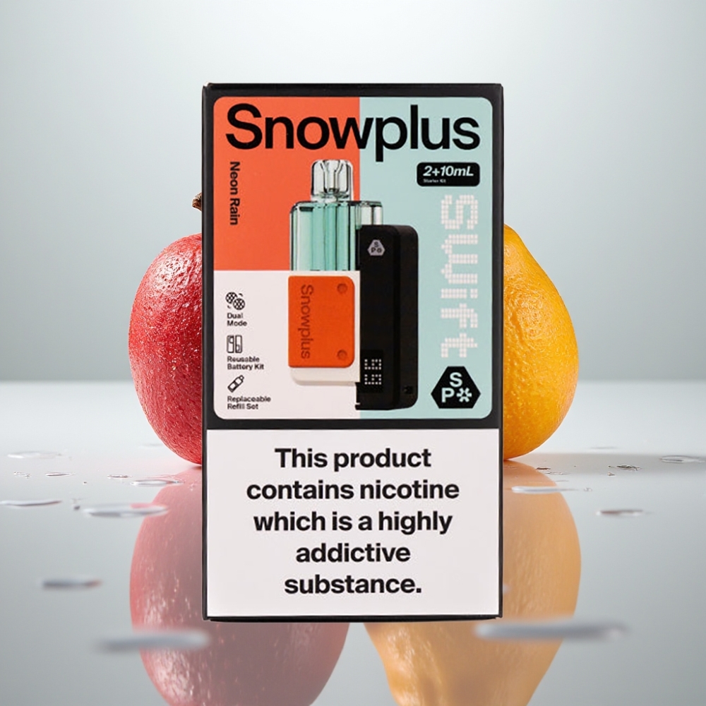 Snowplus Swift 5000 Puffs Kit Prefabricado Dual Mesh – Lluvia Neón
