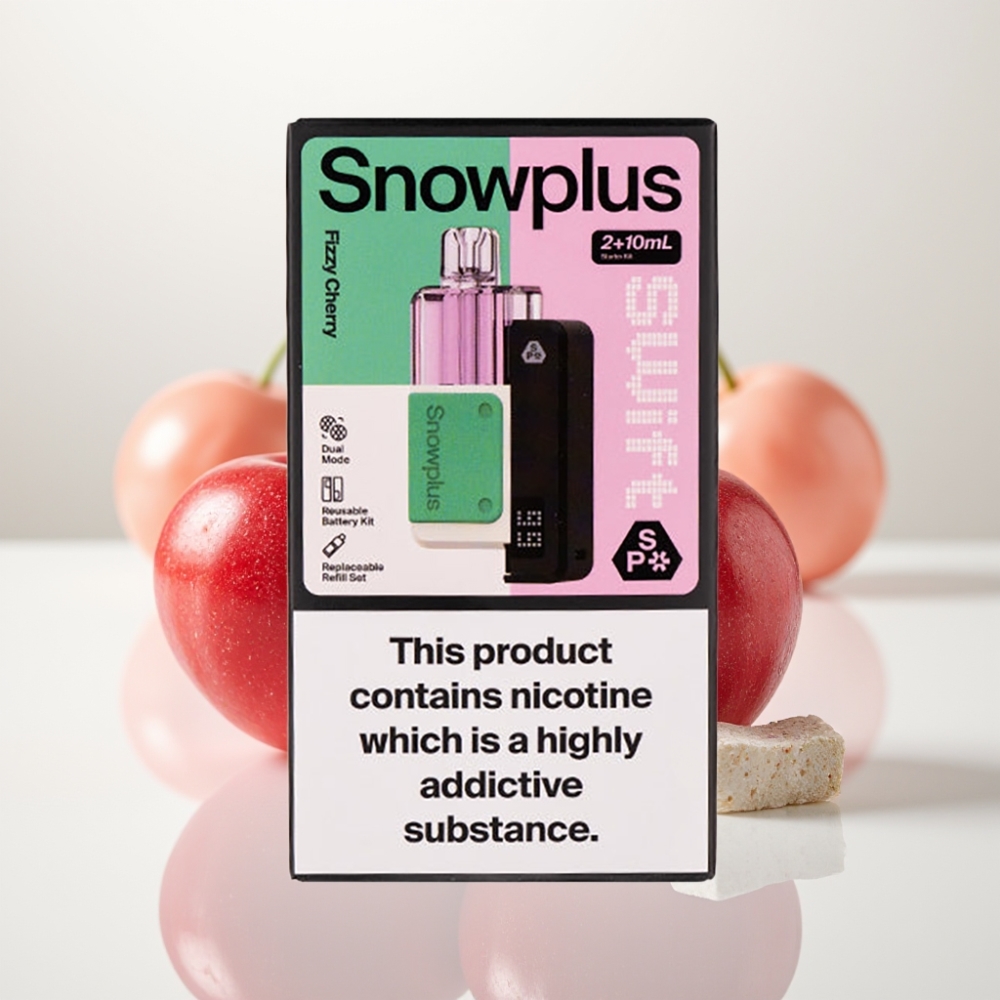 Snowplus Swift 5000 Puffs Pod Kit Dual Mesh - Cereza Efervescente (43x81x25)