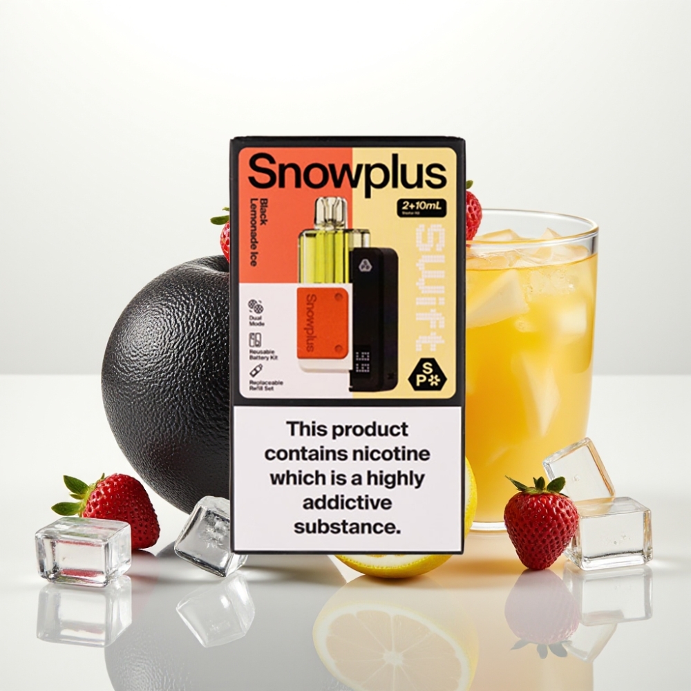 Snowplus Swift 5000 Puffs Pod Kit Dual Mesh - Limonada Negra Helada