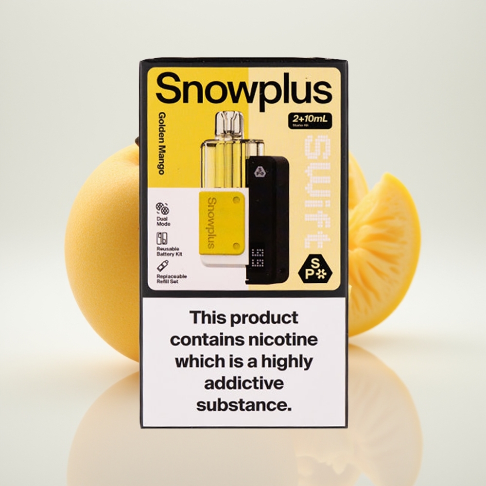 Snowplus Swift 5000 Puffs Pod Kit Dual Mesh - Mango Dorado